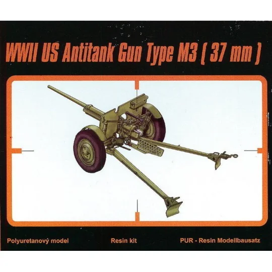 M3 US 37mm Anti tank gun - CMK 129-RA041
