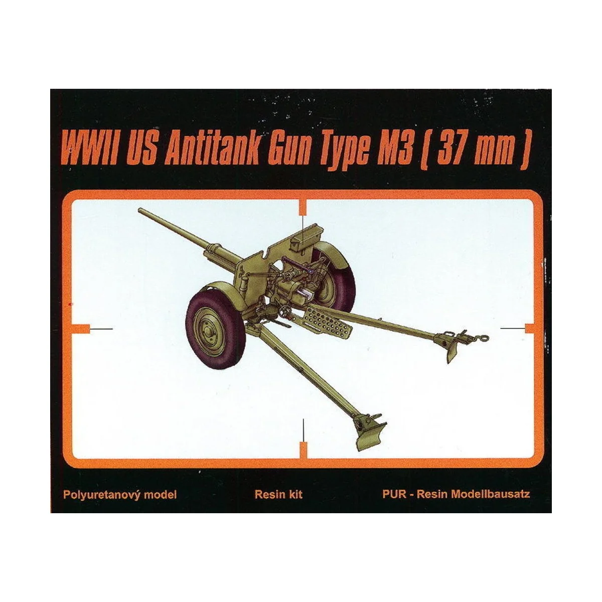 M3 US 37mm Anti tank gun - CMK 129-RA041
