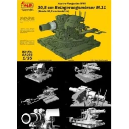 Austro-Hungarian WWI 30,5cm Belagerungs- mörser M.11(Skoda 30,5cm H...