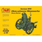 German WWI 25cm schwerer Minenwerfer/ Heavy Mortar-All Resin kit, 1...