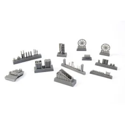 German WWI 7.58cm Leichter Minenwerfer n/A-all resin kit, 1/35 - CM...