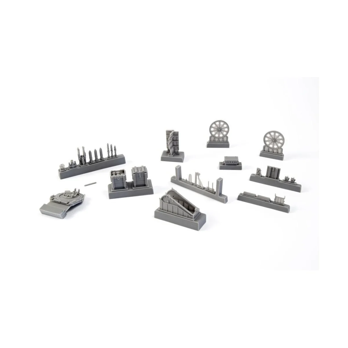 German WWI 7.58cm Leichter Minenwerfer n/A-all resin kit, 1/35 - CM...