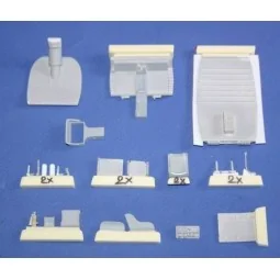 OH-6 interior für Dragon Bausatz, 1/35 - CMK 129-6001