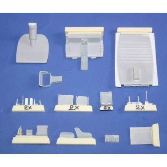 OH-6 interior für Dragon Bausatz, 1/35 - CMK 129-6001