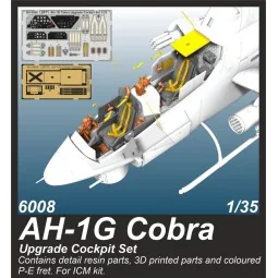 AH-1G Cobra Upgrade Cockpit Set 1/35 / for ICM kits - CMK 129-6008