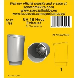 UH-1B Huey ‘Exhaust’ for Trumpeter kit, 1/35 - CMK 129-6012