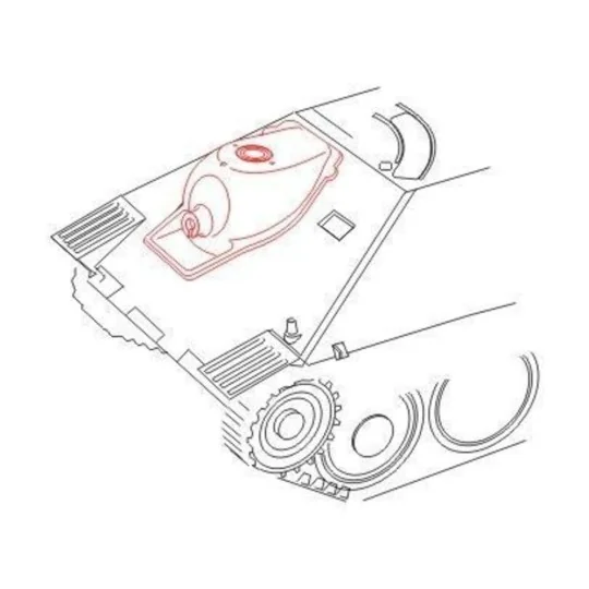 Jagdpanzer 38 Hetzer Gun Mantlet First Type Production für Tamiya B...