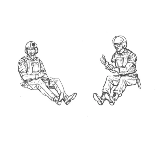 Vietnam LRRP vs. Helikopter Crew, 1/48 - CMK 129-F48103