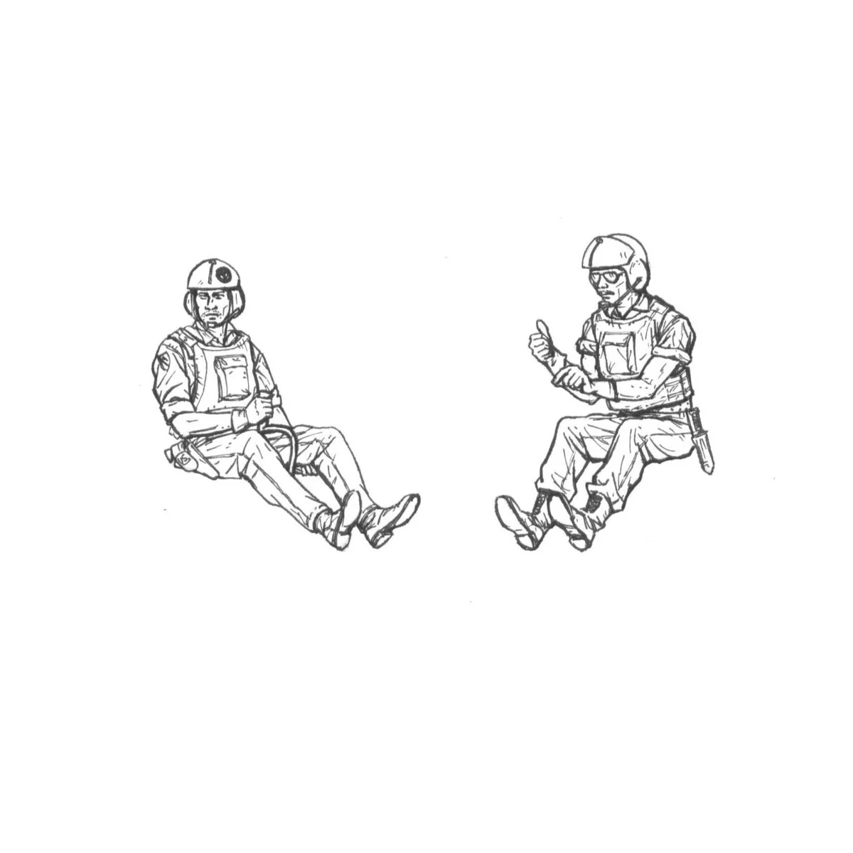 Vietnam LRRP vs. Helikopter Crew, 1/48 - CMK 129-F48103