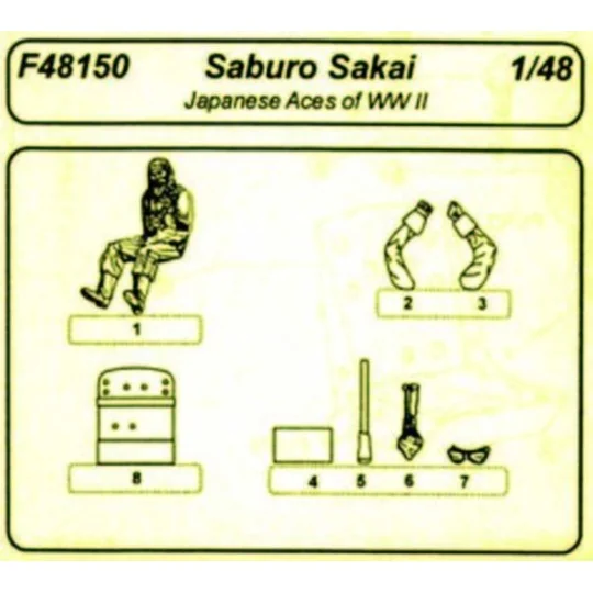 Japanese Aces Saburo Sakai - CMK 129-F48150