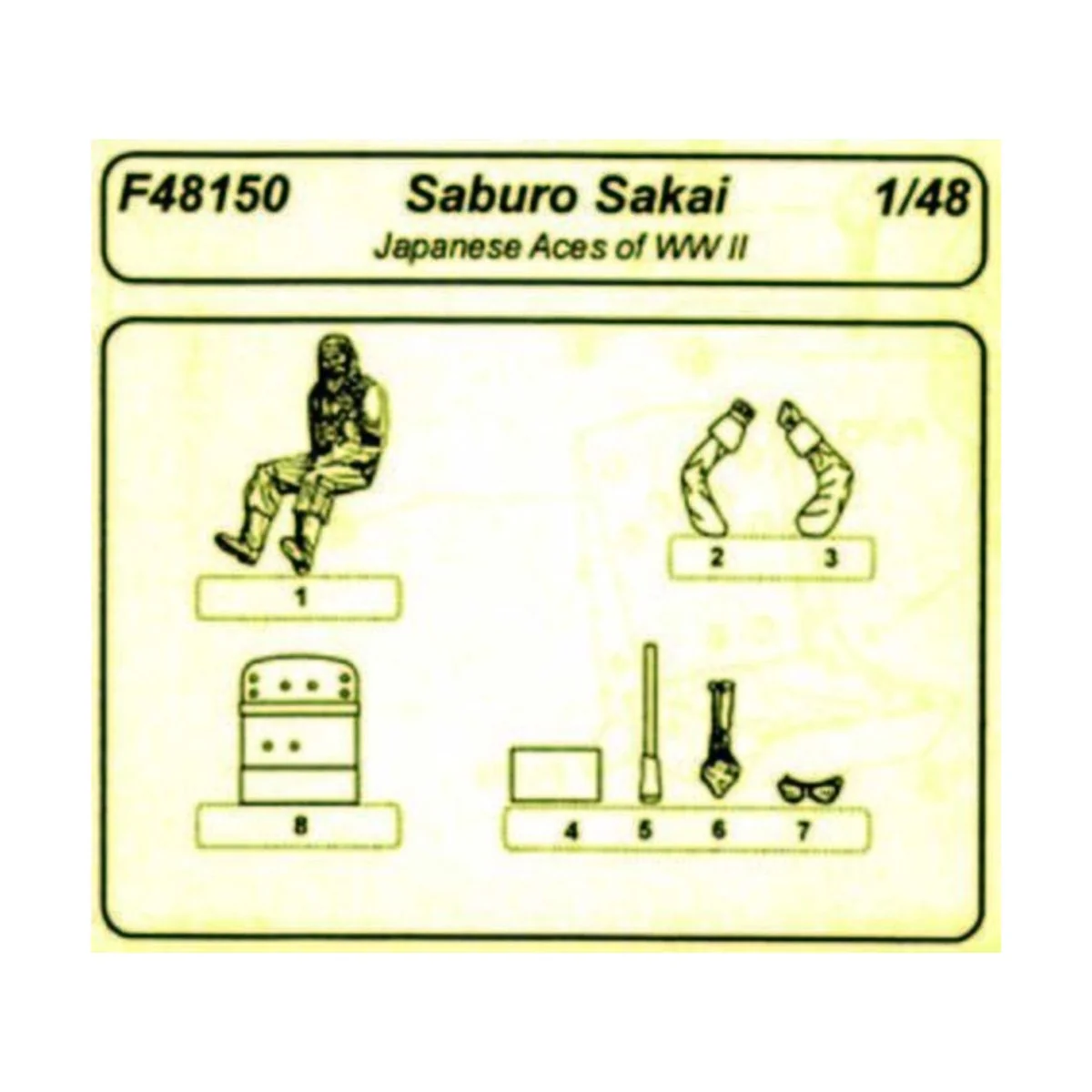 Japanese Aces Saburo Sakai, 1/48 - CMK 129-F48150