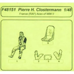 RAF Aces P. Clostermann - CMK 129-F48151