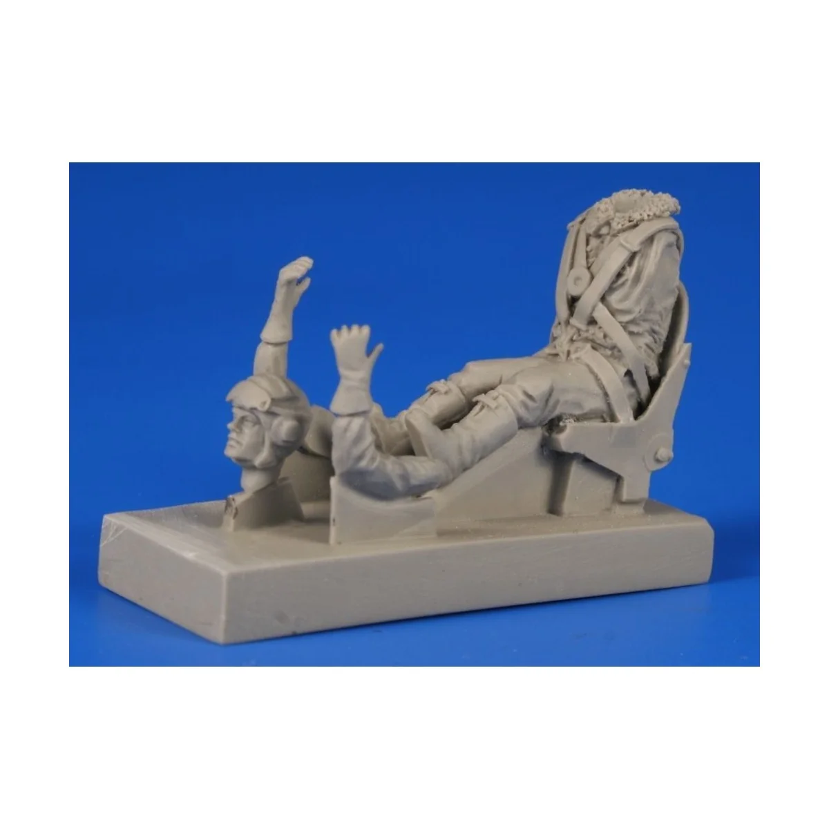 Commonwealth WWII Fighter Pilot in a Spi Spitfire Seat Spitfire Mk....