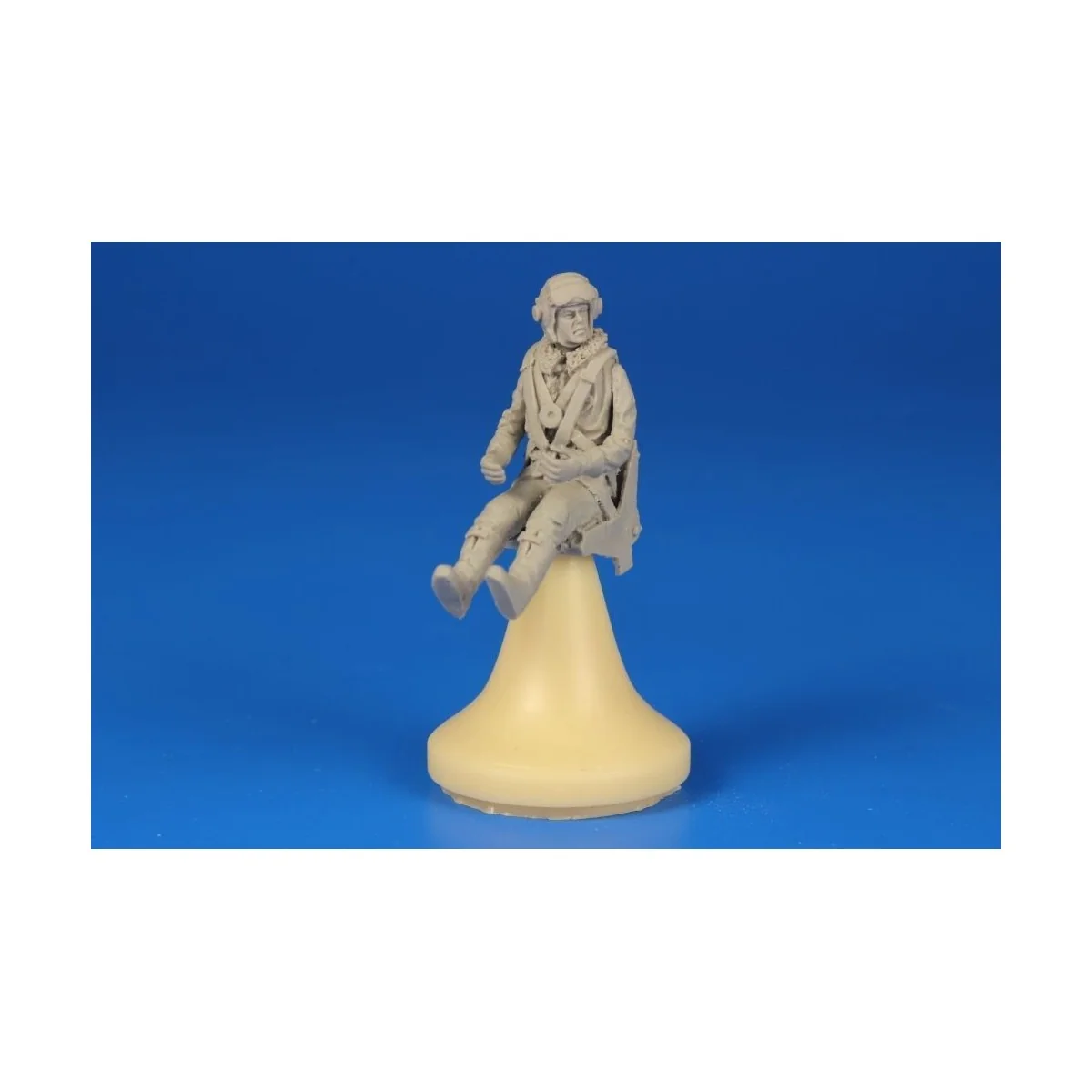 Commonwealth WWII Fighter Pilot in a Spi Spitfire Seat Spitfire Mk....