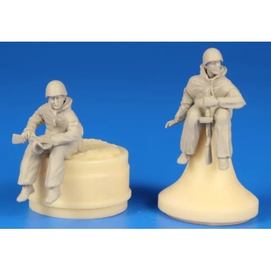 Soviet Tank Desant Troops, Part 1(2 Figur for a T-34 and another ta... Soviet Tank Desant Troops, Part 1(2 Figur for a T-34 and another ta...