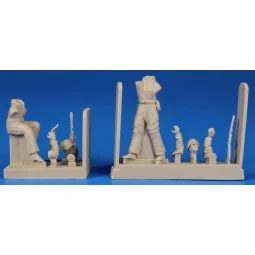 Soviet Tank Desant Troops,part 2(2 Figur for a T-34 and another tan...