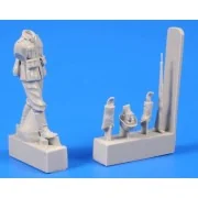 German WWII Soldier with Mauser 98 rifle, 1/48 - CMK 129-F48303 German WWII Soldier with Mauser 98 rifle, 1/48 - CMK 129-F48303