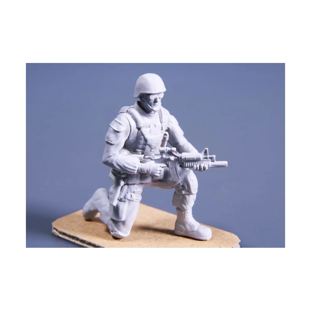 Kneeling Soldier(on right knee),US Army Infantry Squad 2nd Division...