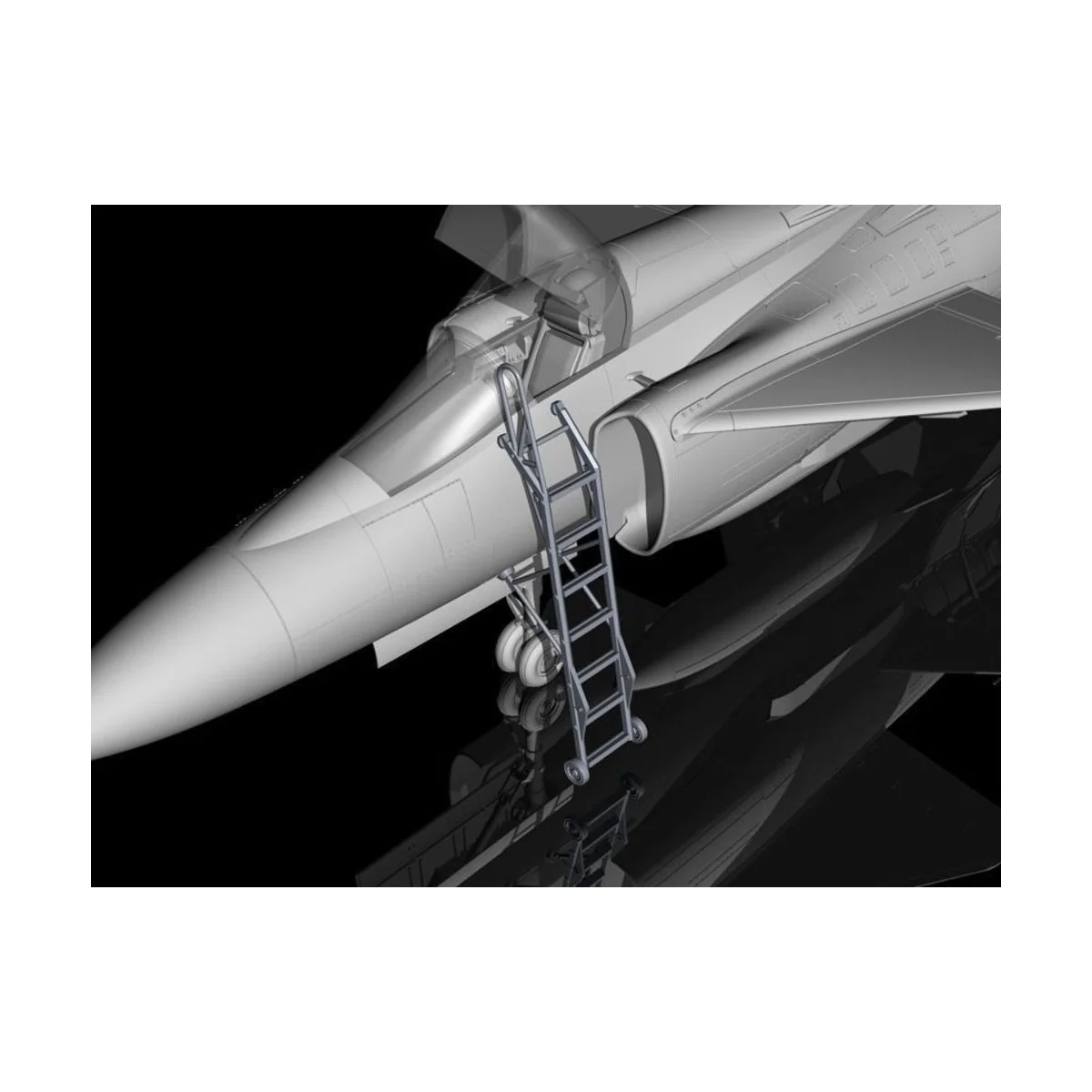 AJ-37/JA-37 Viggen Pilot Climbing Ladder into Cockpit f.SpecialHobb...