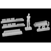 Siebel Si 204/Aero C-3 Airman (cleaning canopy glazing) - CMK 129-F...