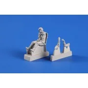 P-51D Mustang Pilot ETO, Seated, 1/48 - CMK 129-F48361