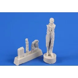 US pilot with full pressure suit (for SR-71, U-2 and other planes) ...