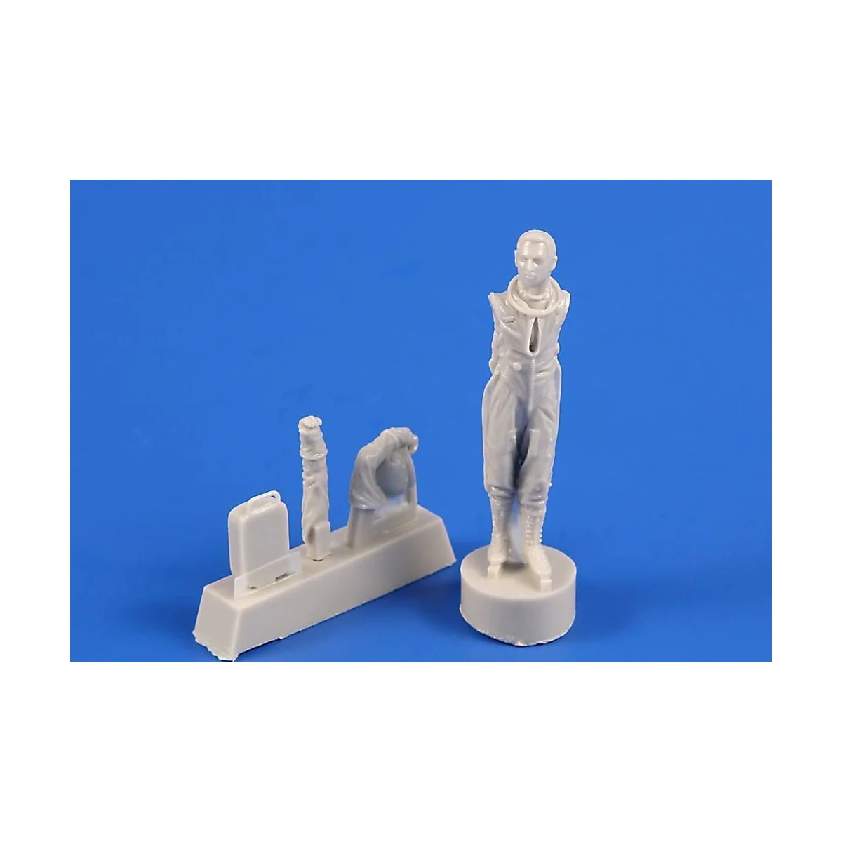 US pilot with full pressure suit (for SR-71, U-2 and other planes) ...