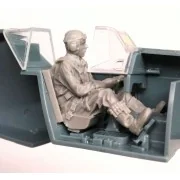 Bf 109G German Pilot, seated (for Eduard kits) - CMK 129-F48368