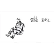 Bf 109G German Pilot, seated (for Eduard kits) - CMK 129-F48368