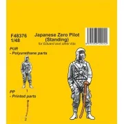 Japanese Zero Pilot (Standing), 1/48 - CMK 129-F48376