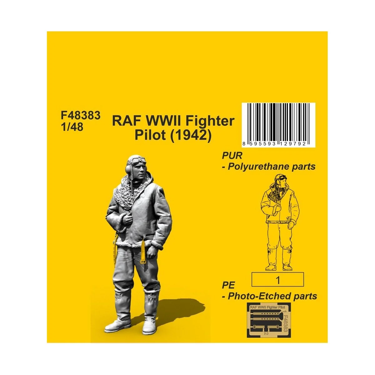 RAF WWII Fighter Pilot (1942) - CMK 129-F48383