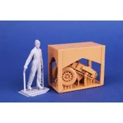 RAF Mechanic with Accumulator Trolley - Special Hobby 129-F48405