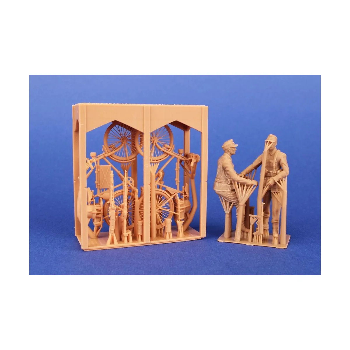 Wehrmacht Soldiers with Military Bicycles, 1/48 - CMK 129-F48406