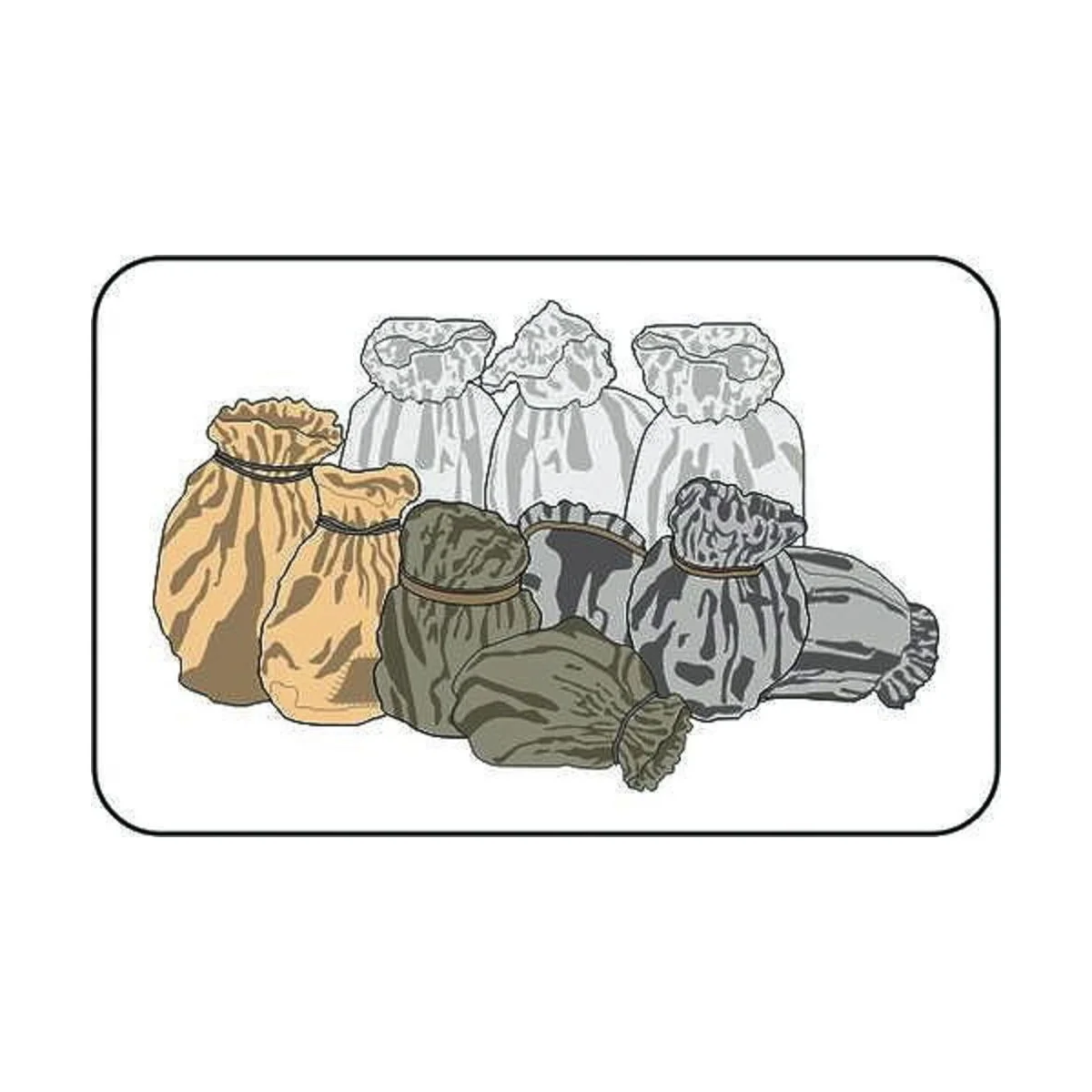 German WWII sacks (10 Stk.) - CMK 129-B72039