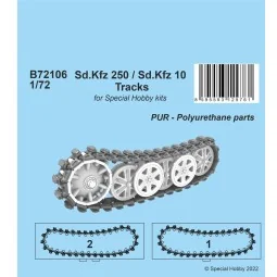 Sd.Kfz 250 Tracks - CMK 129-B72106