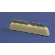 P51B /C /D Mustang exhaust, 1/72 - CMK 129-Q72033 P51B /C /D Mustang exhaust, 1/72 - CMK 129-Q72033