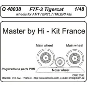 F7F-3 tigercat wheels für Revell Bausatz - CMK 129-Q48038
