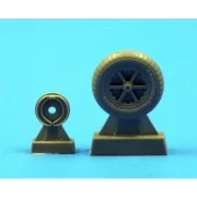 Bf 109E wheels, 1/48 - CMK 129-Q48070