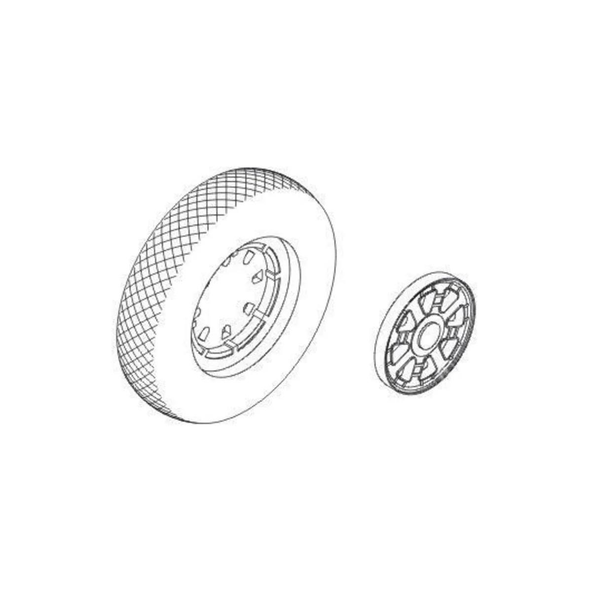 F4U Corsair wheels with plain discs and - CMK 129-Q48097