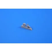 Mosquito Tail wheel strut (incl. wheel), 1/48 - CMK 129-Q48114 Mosquito Tail wheel strut (incl. wheel), 1/48 - CMK 129-Q48114