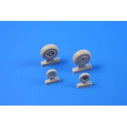 Canberra PR.9 Wheel set, 1/72 - CMK 129-Q72121