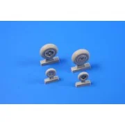 Canberra PR.9 Wheel set, 1/72 - CMK 129-Q72121 Canberra PR.9 Wheel set, 1/72 - CMK 129-Q72121