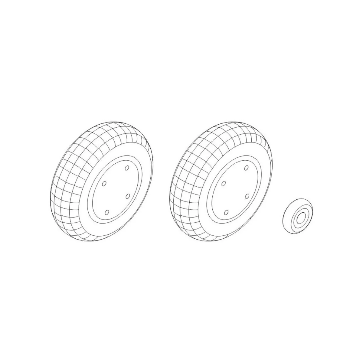 Boomerang/ Wirraway wheels, 1/72 - CMK 129-Q72146 Boomerang/ Wirraway wheels, 1/72 - CMK 129-Q72146
