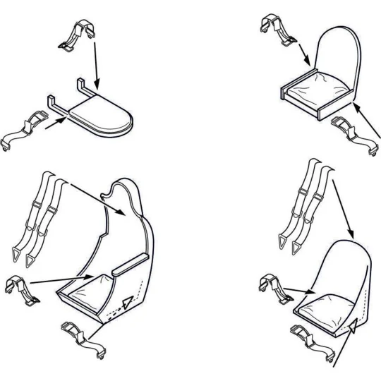 Junkers Ju 88A Seats, 1/72 - CMK 129-Q72154 Junkers Ju 88A Seats, 1/72 - CMK 129-Q72154