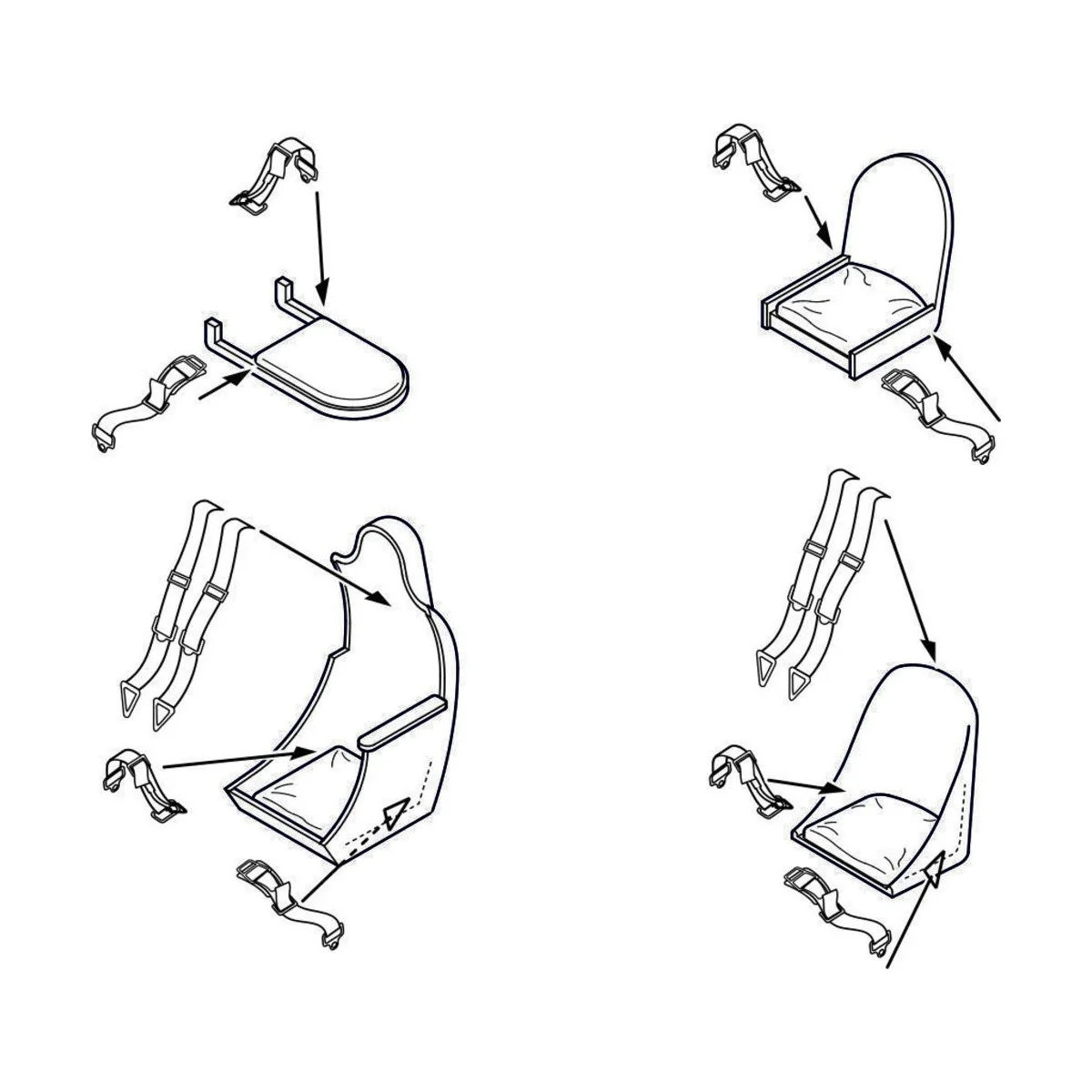 Junkers Ju 88A Seats, 1/72 - CMK 129-Q72154 Junkers Ju 88A Seats, 1/72 - CMK 129-Q72154