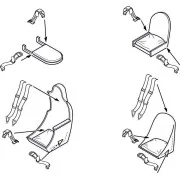 Junkers Ju 88A Seats, 1/72 - CMK 129-Q72154 Junkers Ju 88A Seats, 1/72 - CMK 129-Q72154