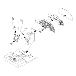 B-17 Flying Fortress - Instrument panel, 1/72 - CMK 129-Q72176