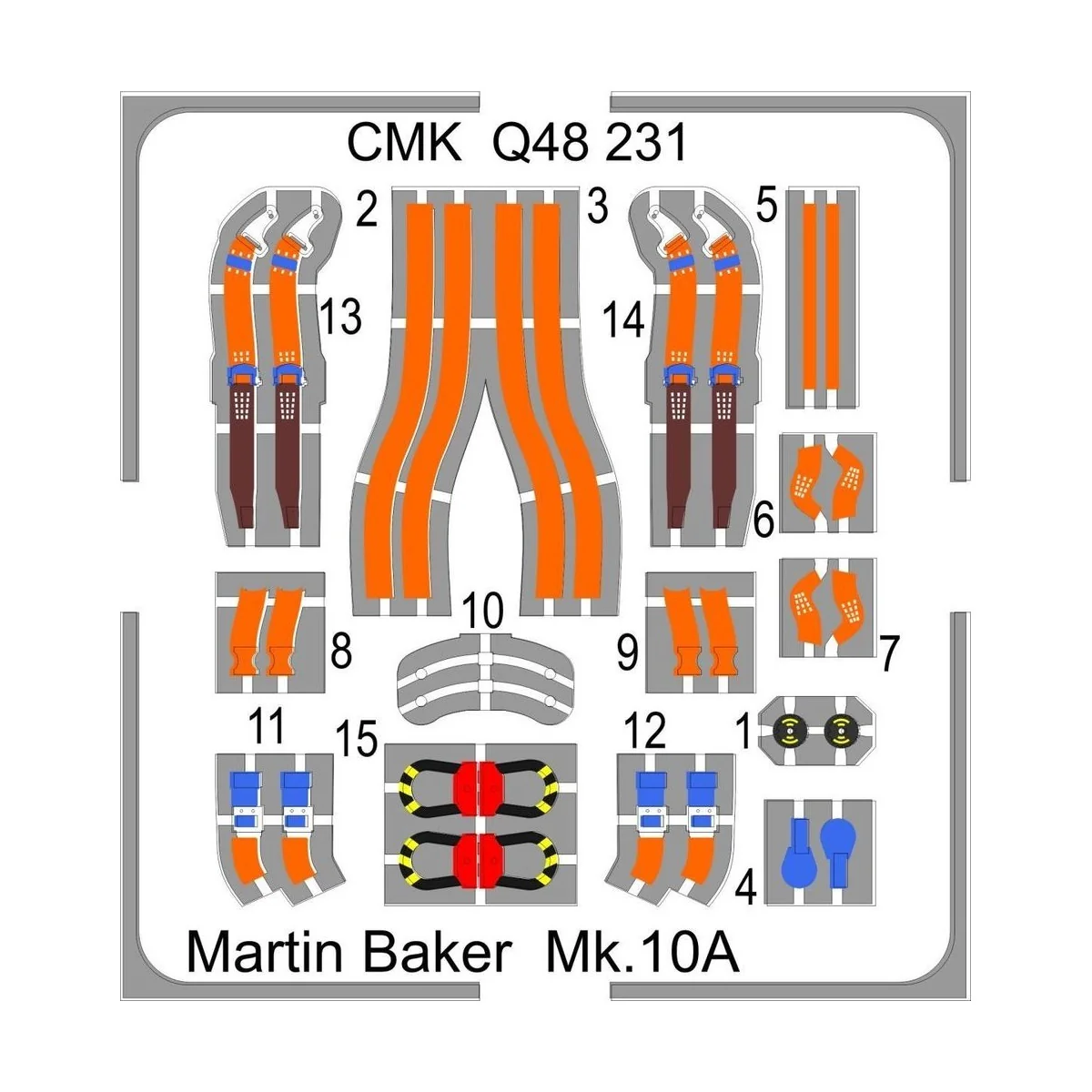 Martin Baker Mk.10A ejection seat for Panavia Tornado Fighter-Bombe...