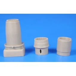 Mirage F.1-1/72 Afterburner Unit a.Engin Nozzle, 1/72 - CMK 129-Q72252