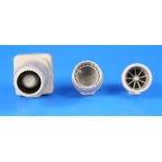 Mirage F.1-1/72 Afterburner Unit a.Engin Nozzle, 1/72 - CMK 129-Q72252 Mirage F.1-1/72 Afterburner Unit a.Engin Nozzle, 1/72 - CMK 129-Q72252